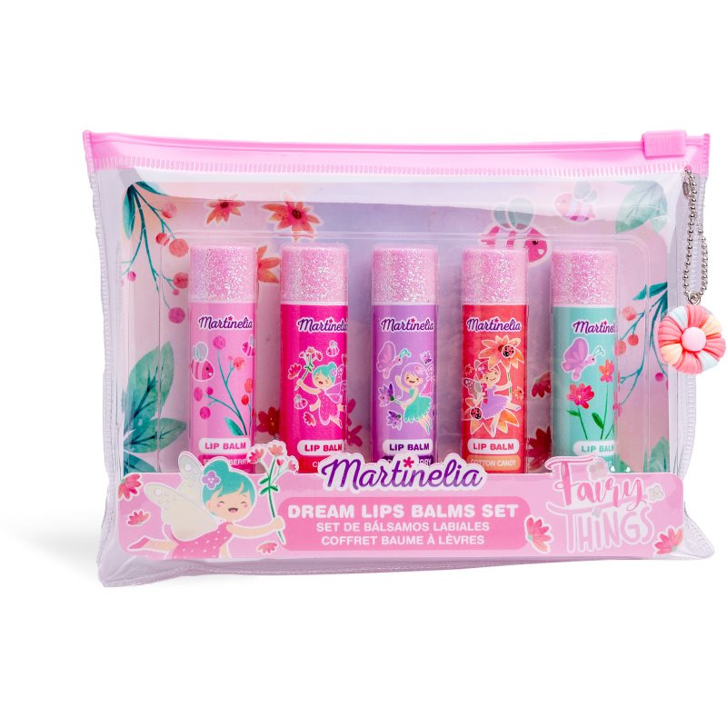 Martinelia Fairy Things Dram Lips Balm Set balzám na rty pro děti 5x5 ks