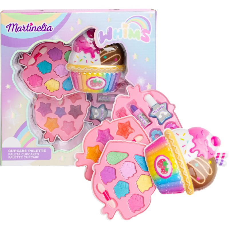Martinelia Whims Cupcake Palette paletka pro líčení očí a rtů pro děti
