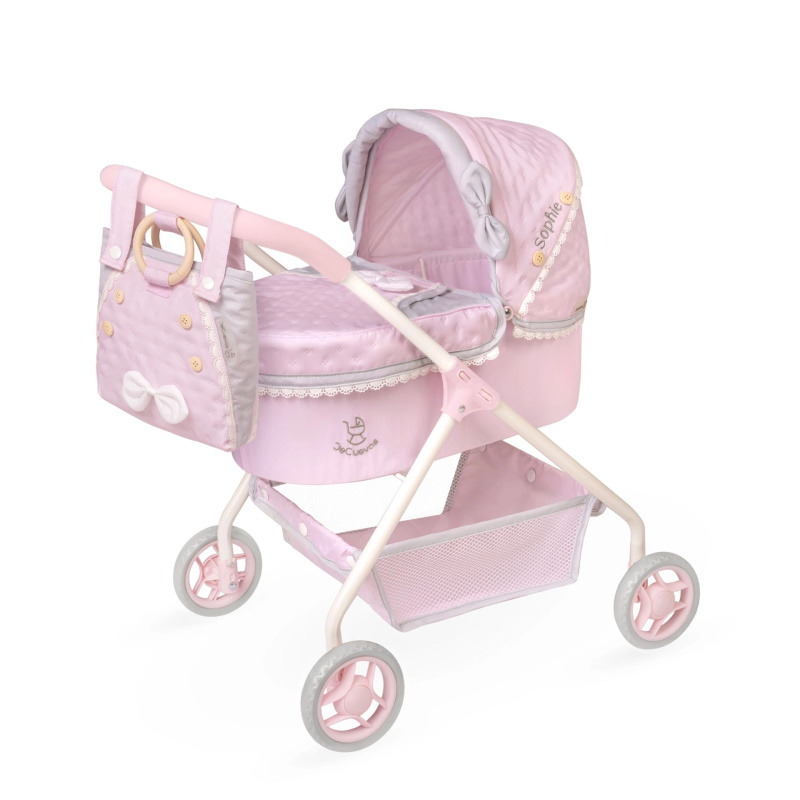 DeCuevas můj první kočárek pro panenky s taškou Sophie 56 cm