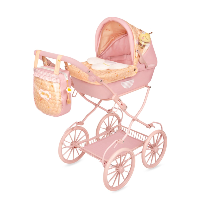 DeCuevas skládací kočárek pro panenky s taškou Honey – 81 cm