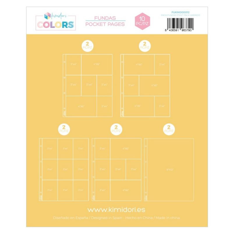 Kapsy do alba velikosti 9×12 (10ks) model 6