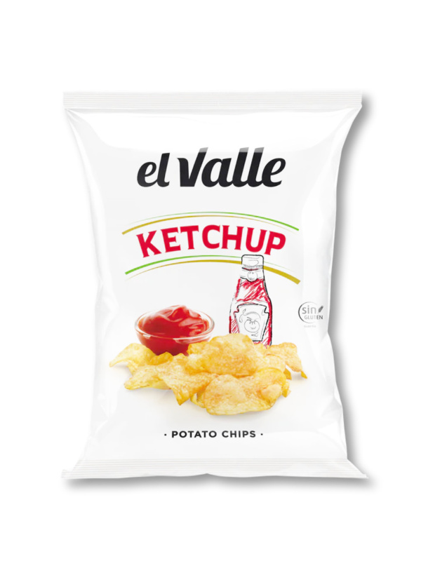 El Valle chipsy s příchutí Kečup 130g