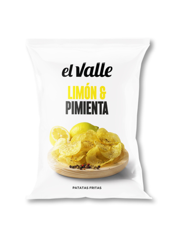 El Valle chipsy s příchutí Citron a pepř 130g