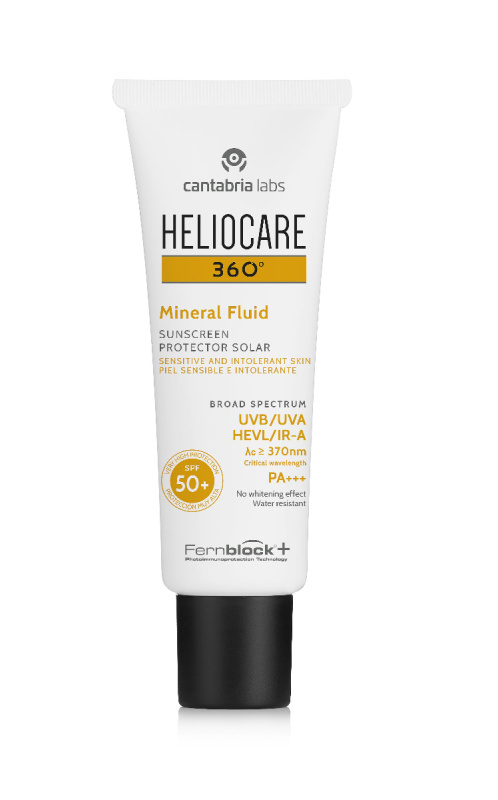 Heliocare 360° Mineral Fluid fluidní minerální krém na opalování SPF 50+ 50 ml