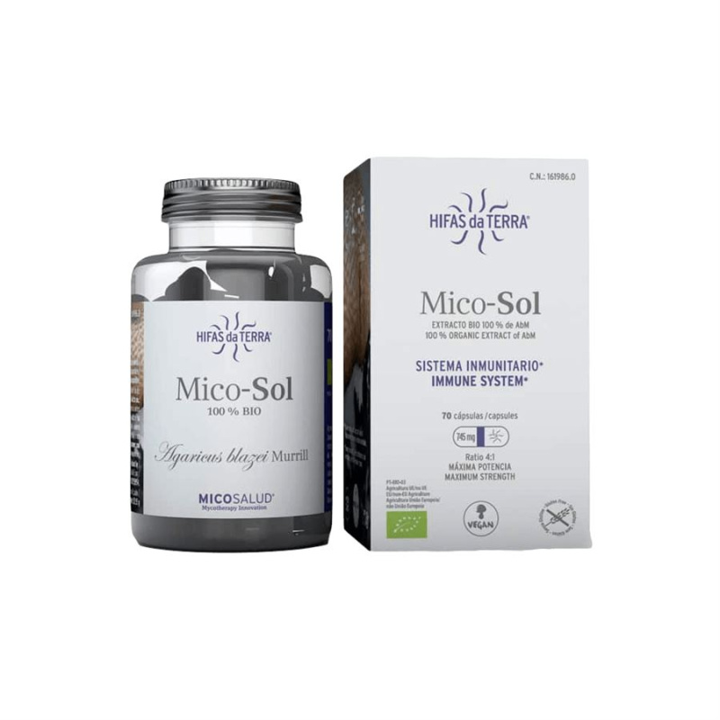 Hifas da Terra Mico-Sol Bio 70 kapslí (Žampion brazilský)