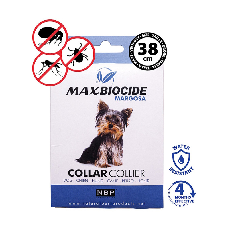 Max Biocide Dog Collar obojek pro psy 38cm