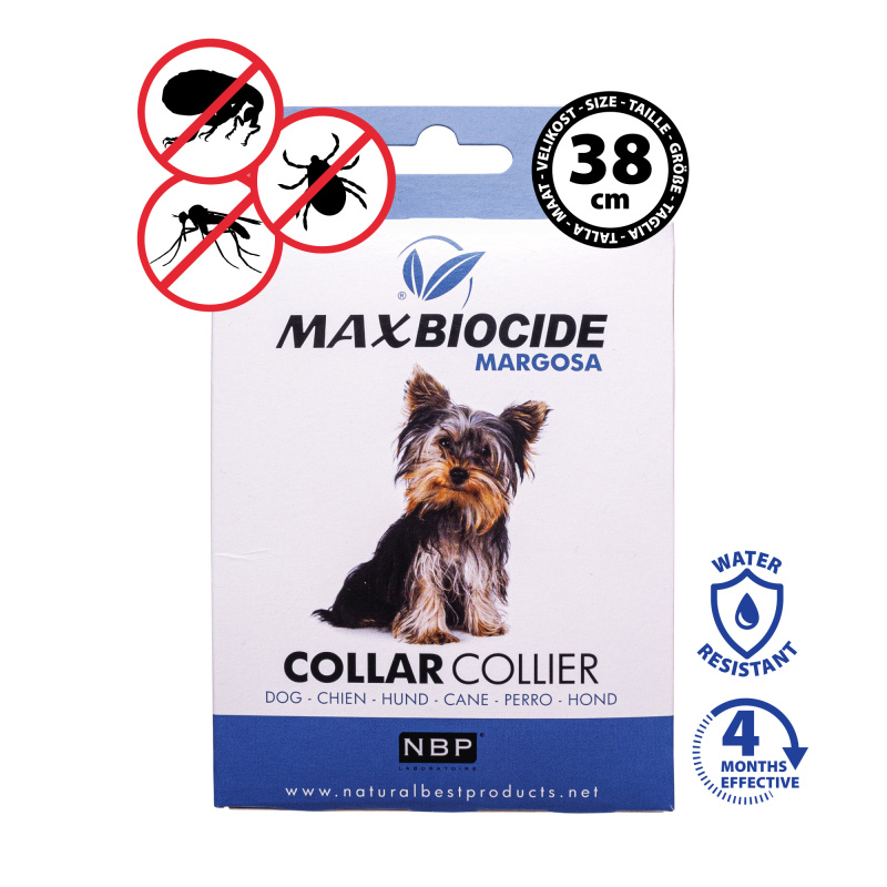 Max Biocide Dog Collar obojek pro psy 38cm