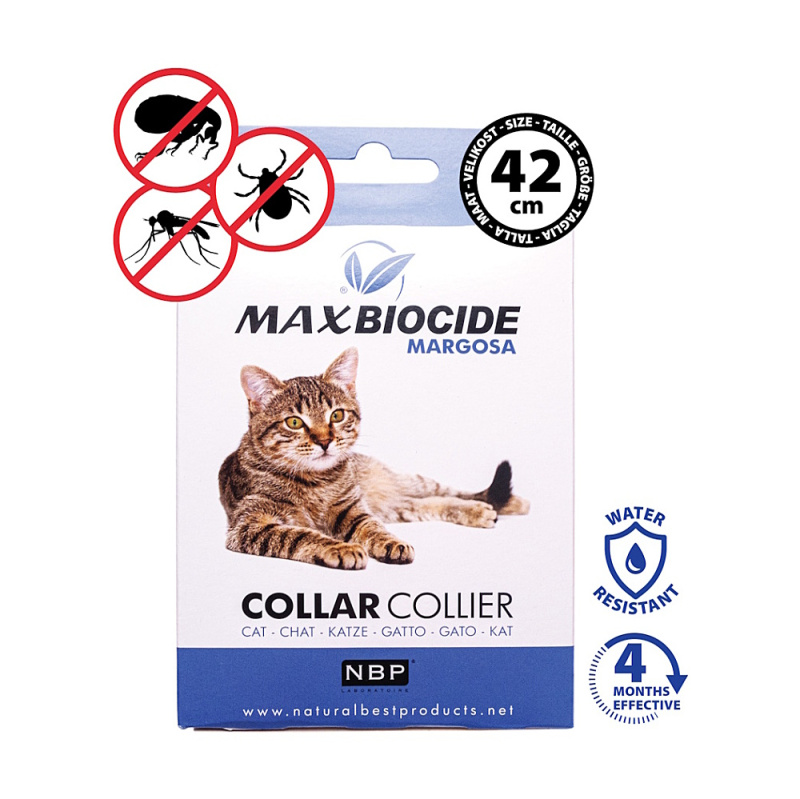 Max Biocide Cat Collar obojek pro kočky 42cm