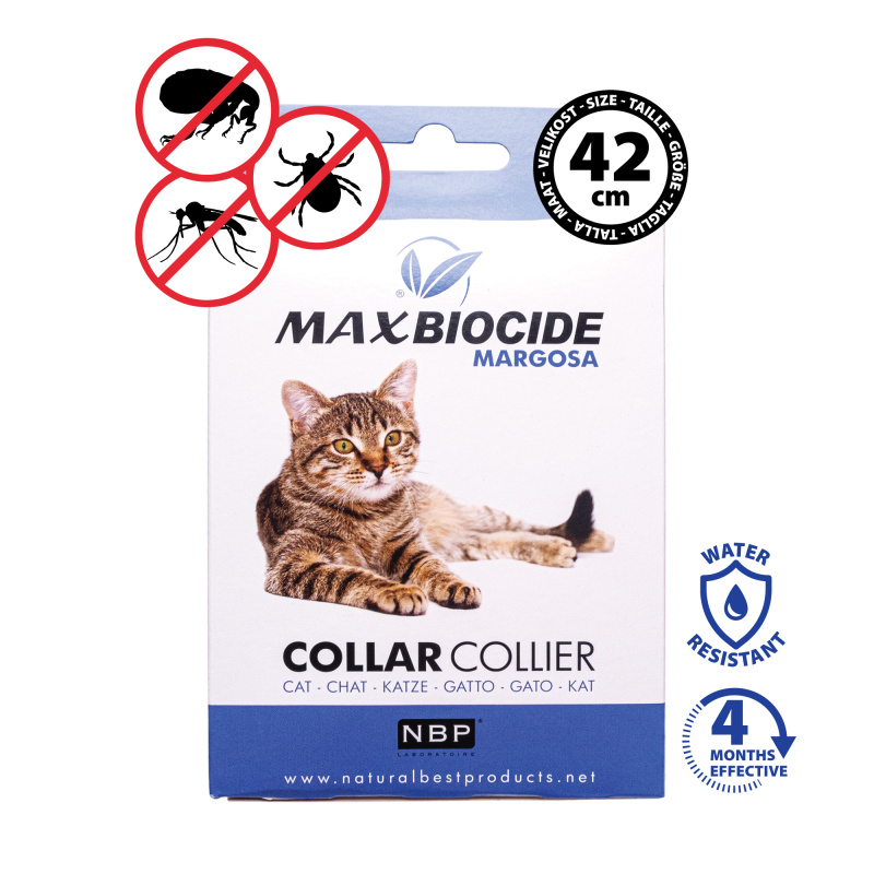 Max Biocide Cat Collar obojek pro kočky 42cm