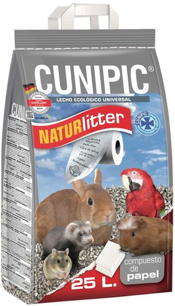 Podestýlka hlod. Naturlitter paper Cunipic 25 l 