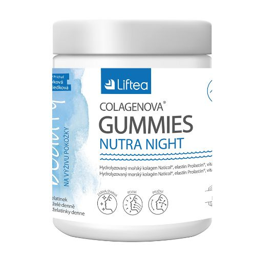 LIFTEA Colagenova Nutra Night Gummies 60 želatinových kapslí