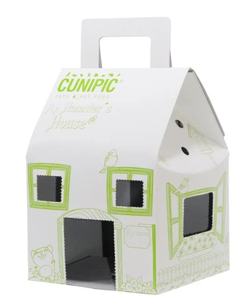 Domek papír křeček Sestav a vymaluj Cunipic 1 ks