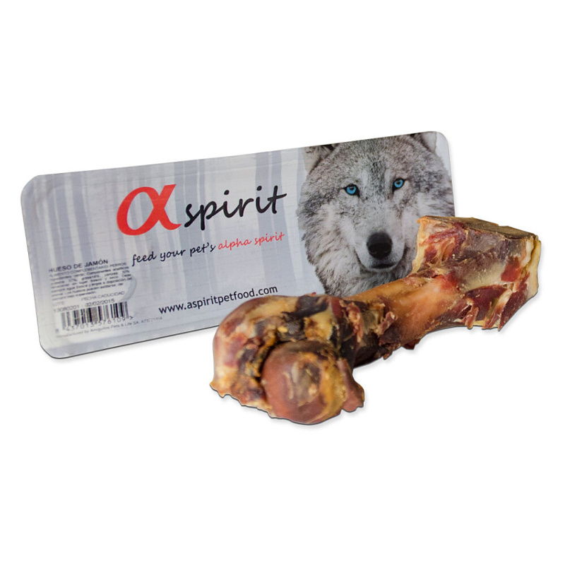 Kost ALPHA Spirit šunková střední 1 ks