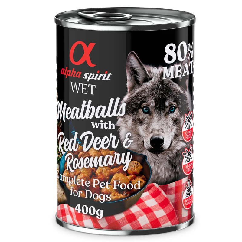 Alpha Spirit AS MEATBALLS Red deer with rosemary 400g