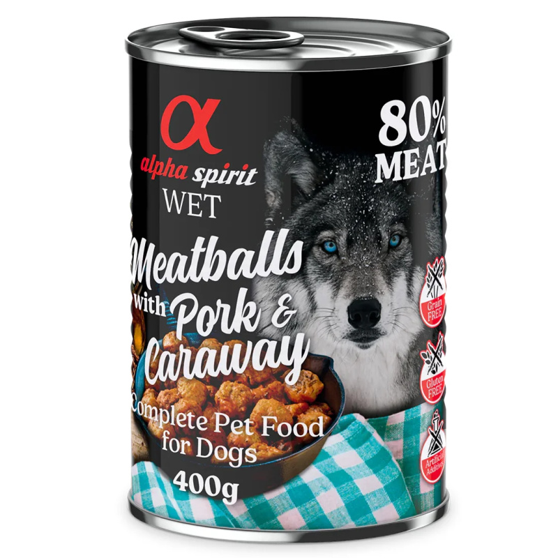 Alpha Spirit AS MEATBALLS Pork with caraway 400g