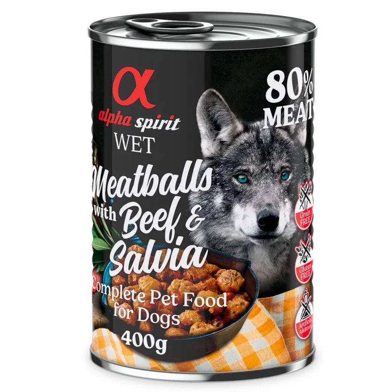 Alpha Spirit AS MEATBALLS Beef with salvia 400g