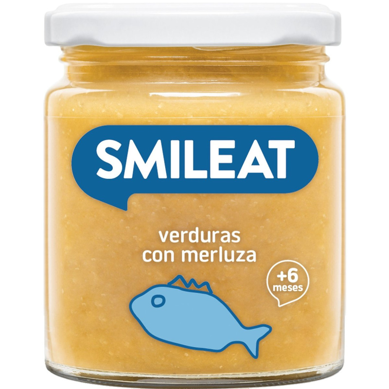 Smileat BIO Příkrm divoká mořská štika se zeleninou, rýží a panenským olivovým olejem