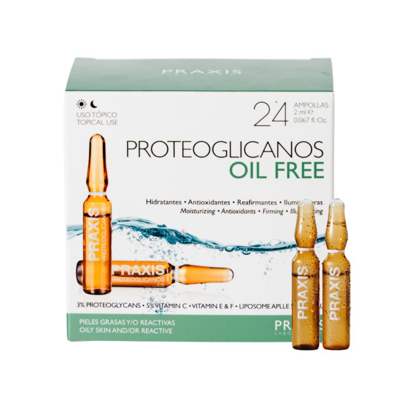 Praxis Laboratorios Proteoglicanos Oil Free ampule bez oleje 24 ks