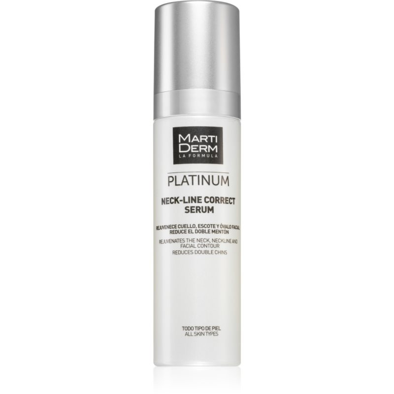 MartiDerm Platinum Neck-Line Correct Serum intenzivní liftingové sérum na zpevnění krku a brady 50 ml