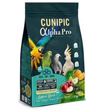 Cunipic Alpha Pro papoušek velký Natural 1 kg