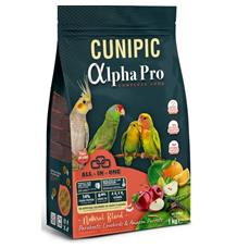 Cunipic Alpha Pro papoušek střední Natural  1 kg