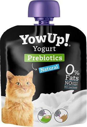 YOWUP! jogurtová kapsička PREBIOTICS pro kočky, 85 g