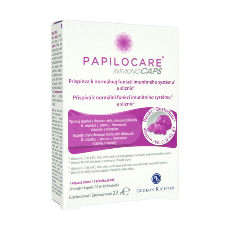 Papilocare Immunocaps 30 tvrdých tobolek