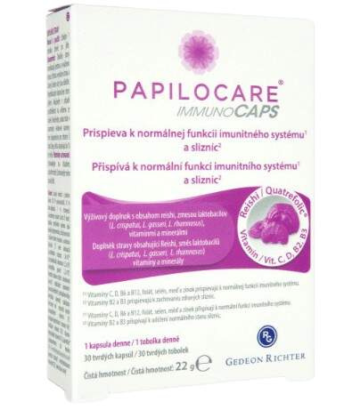 Papilocare Immunocaps 30 tvrdých tobolek