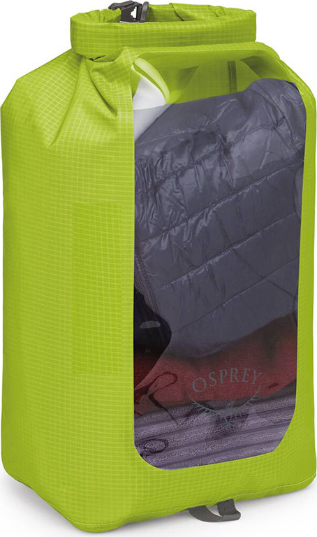 Voděodolný vak s okénkem OSPREY ultralight dry sack 35 l zelená
