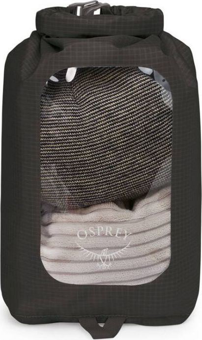 Voděodolný vak s okénkem OSPREY ultralight dry sack 6 l černá