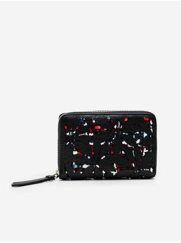 Černá dámská vzorovaná peněženka Desigual Onyx Marisa - Dámské