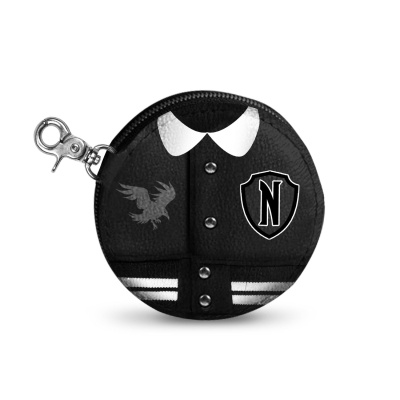 peneženka na mince WEDNESDAY NEVERMORE RETRO KM06156