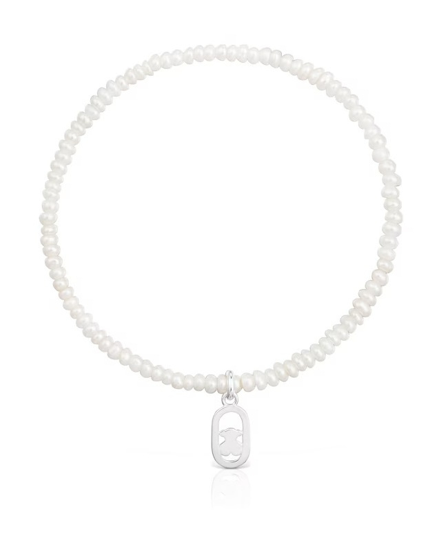 Tous Perlový náramek se stříbrným přívěskem Camille 1004577700