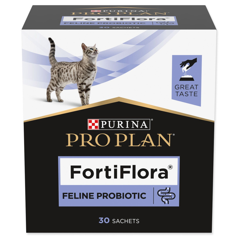 PURINA PRO PLAN Vet Diets FortiFlora probiotikum pro kočky 30x1 g