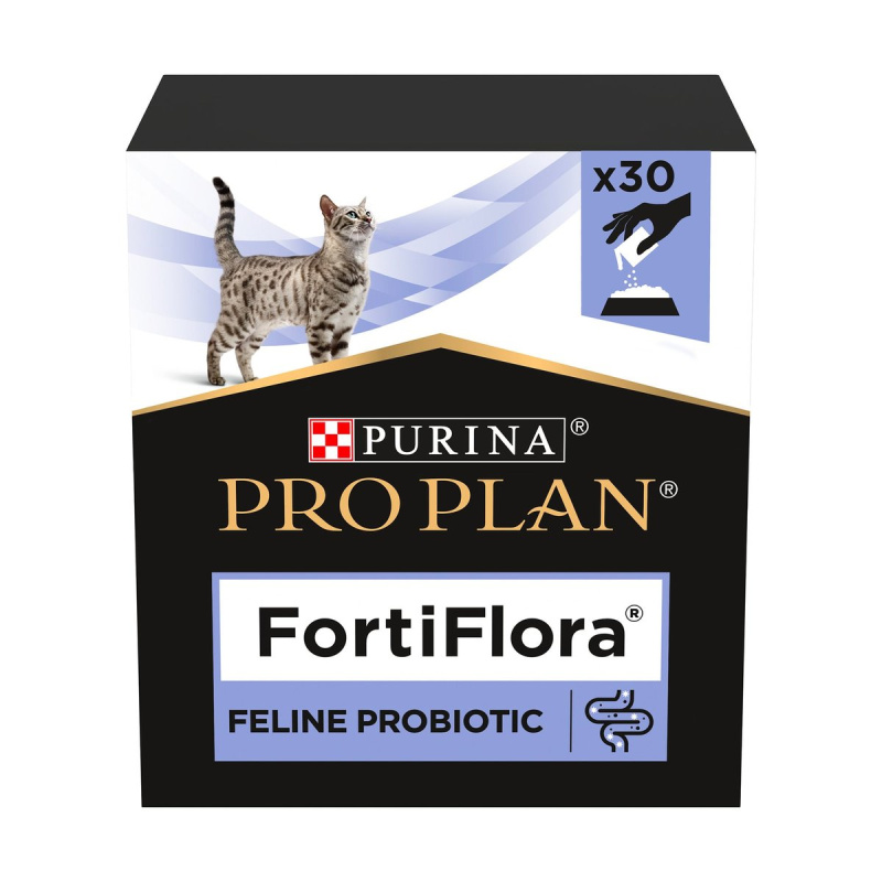 PURINA PRO PLAN Vet Diets FortiFlora probiotikum pro kočky 30x1 g