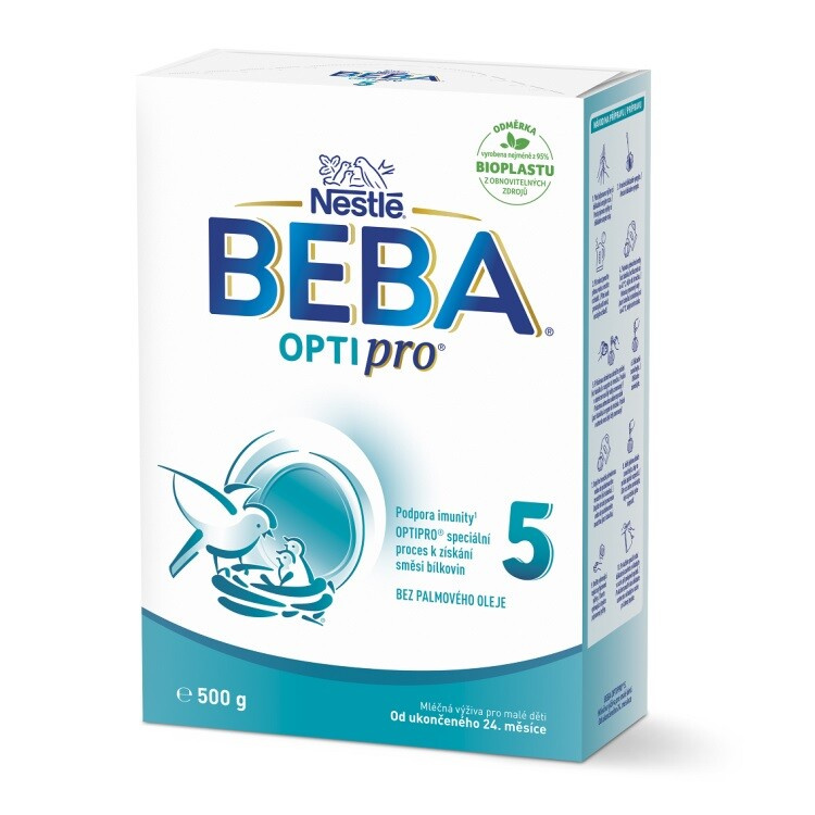 BEBA Optipro 5 batolecí mléko od 24. měsíce 500 g