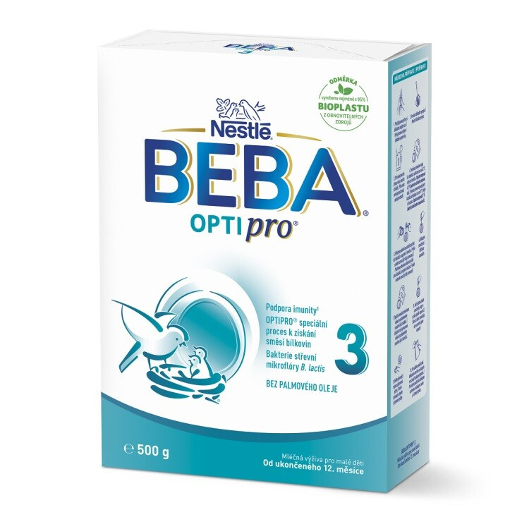 BEBA Optipro 3 batolecí mléko od 12. měsíce 500 g