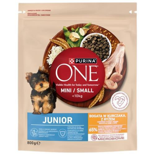 Purina One Granule Mini/Small Dog Junior kuře s rýží 800 g