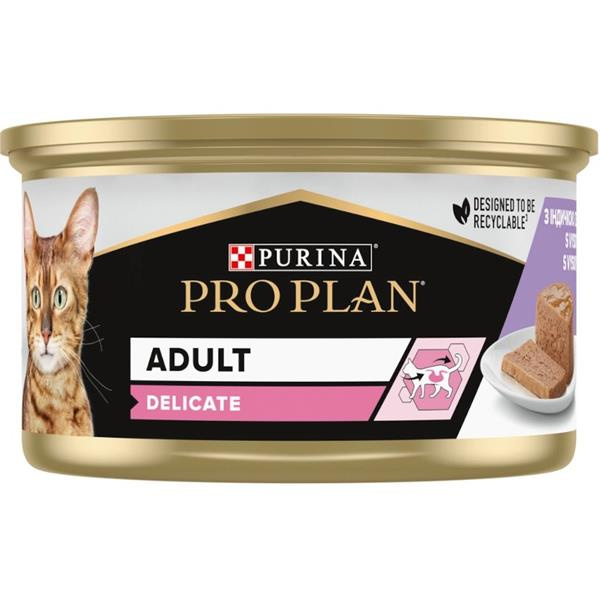 Purina Pro Plan Cat Adult Delicate krůta v paštice 85 g