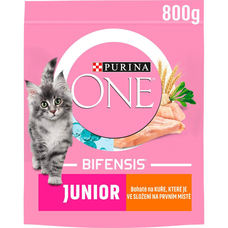 Purina ONE Junior s kuřecím a celozrnnými obilovinami pro koťata