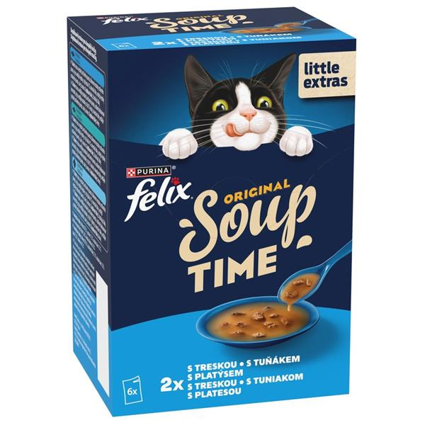 FELIX Soup (6x48g/kra) tres, tuň a platý