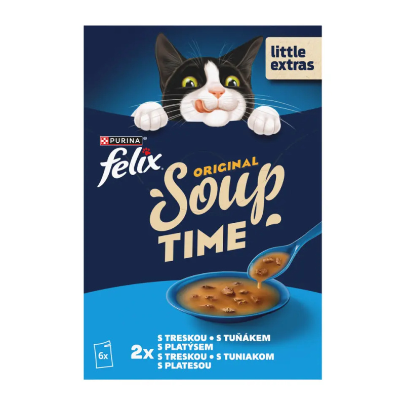 FELIX Soup (6x48g/kra) tres, tuň a platý