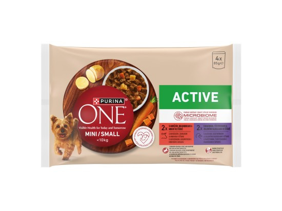 Purina ONE MINI kapsa(4x85g/sac)hov kach