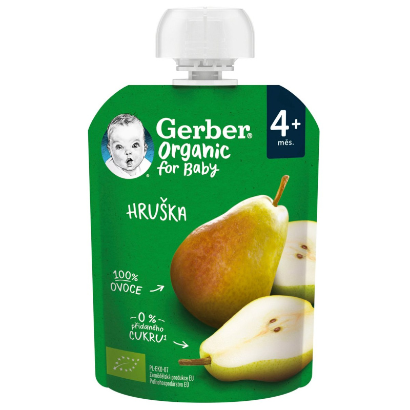 Gerber Organic BIO Kapsička hruška