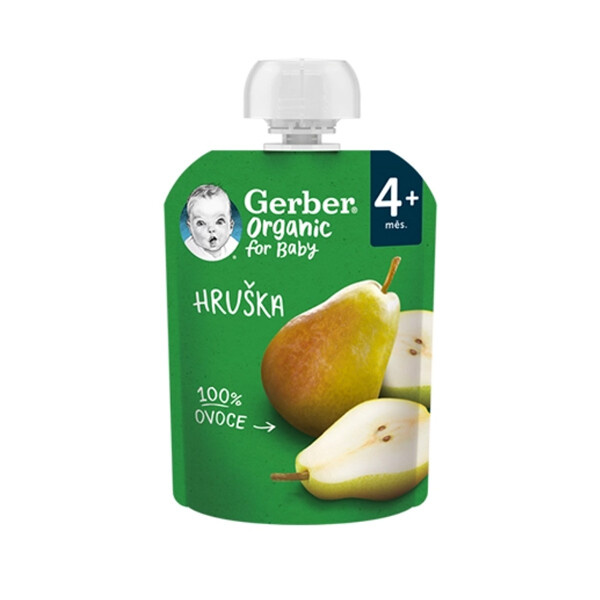 Gerber Organic Kapsička Hruška 100% BIO 90 g