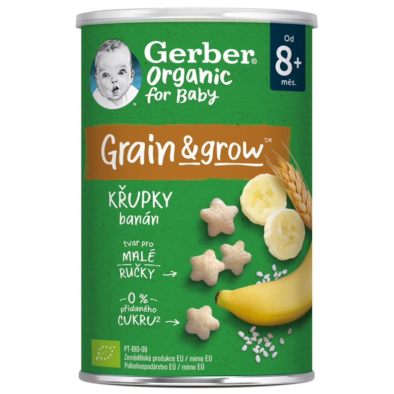 Gerber organic BIO Křupky banánové
