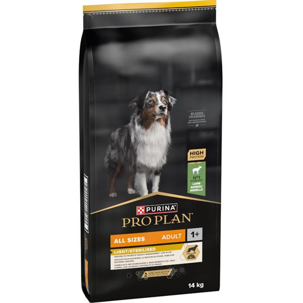 Purina Pro Plan All Sizes Adult Light/Sterilised Lamb 14 kg