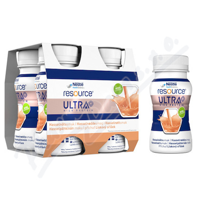 RESOURCE Ultra hight protein lískový oříšek 4 x 125 ml