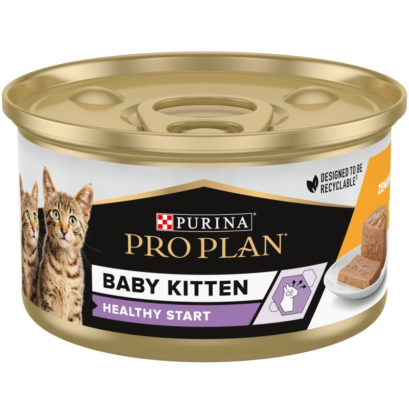 Pro Plan Kitten Healthy Start losos ve šťávě v paštice