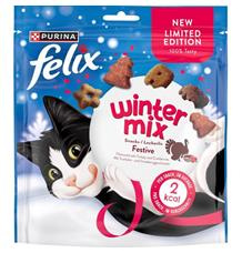 PURINA Felix snack cat Winter Mix krůta a brusinky 200 g